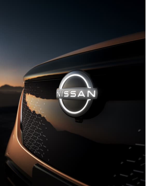 Nissan ARIYA illuminated badge 