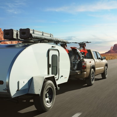 Nissan Frontier for camping and towing