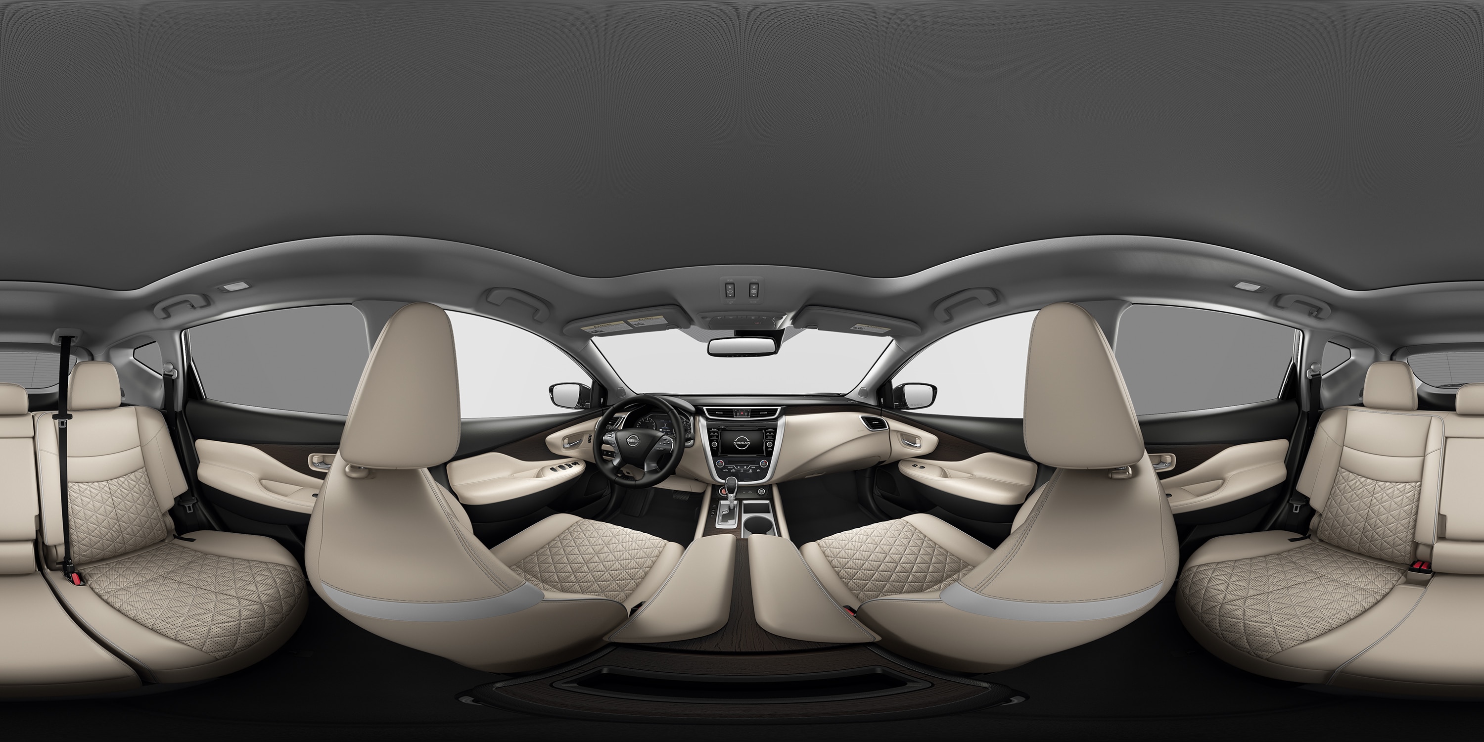 2024 Nissan Murano SL interior showing Graphite Leather