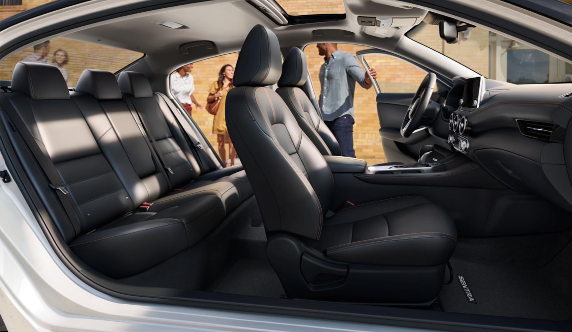 2024 Nissan Sentra interior dimensions and seating capacity