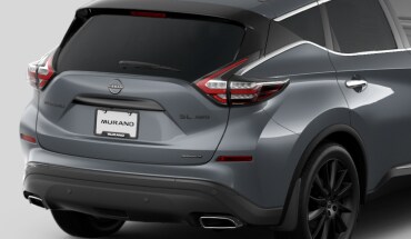 The exclusive Midnight Edition badge on the Nissan Murano
