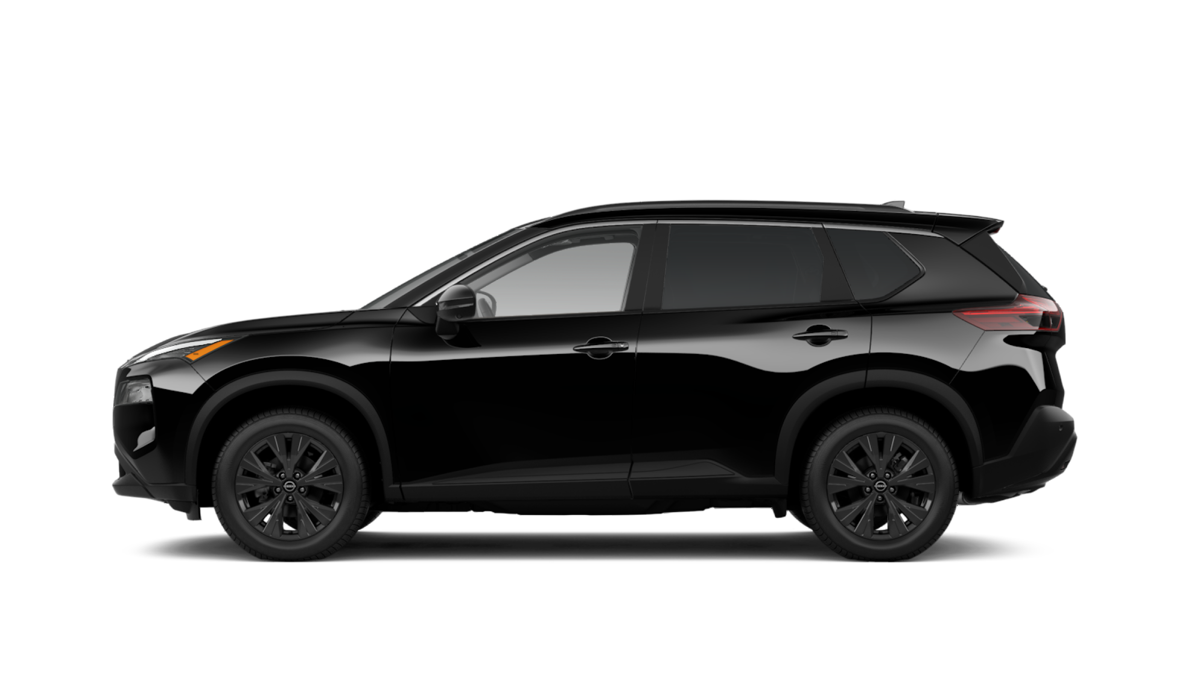 Side view of Nissan Rogue Midnight Edition