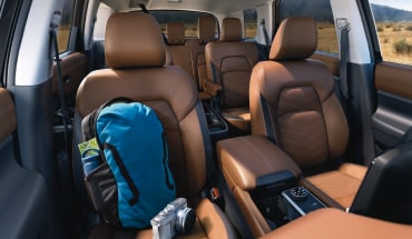 Nissan Pathfinder seats for 7 or 8 passengers