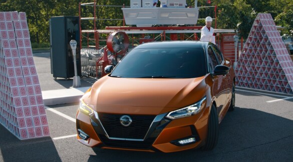 Nissan Sentra Thrill in Monarch Orange Metallic