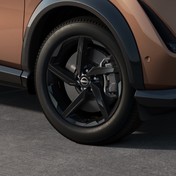 Nissan ARIYA 19 inch gloss black alloy wheels