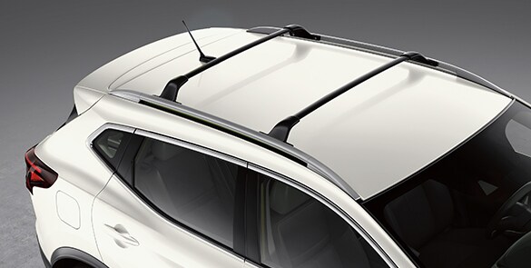 2022 Nissan Qashqai in Pearl White showing roof rails