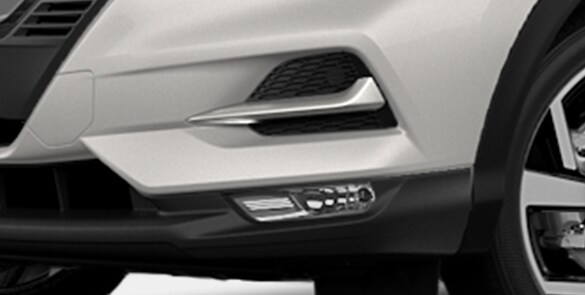 The fog lights on the 2022 Nissan Qashqai SL Platinum trim package