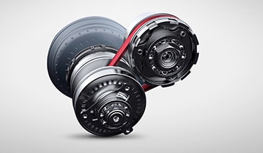 2023 Nissan Qashqai wheels of Xtronic CVT on gray background