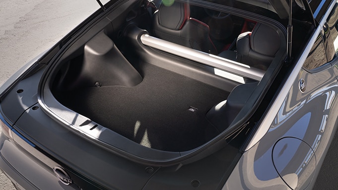 2024 Nissan Z open trunk showing cargo space