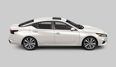 2023 Nissan Altima side view illustrating zone body construction.