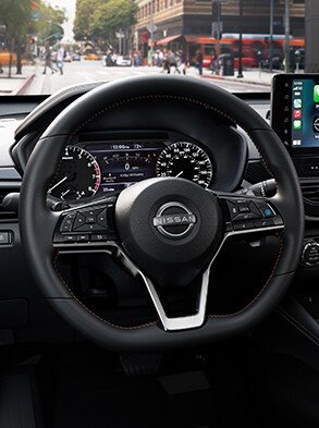 Nissan Altima D-shaped steering wheel and paddle shifters