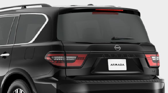 Taillights with black surround featured on the 2022 Nissan Armada Midnight Edition