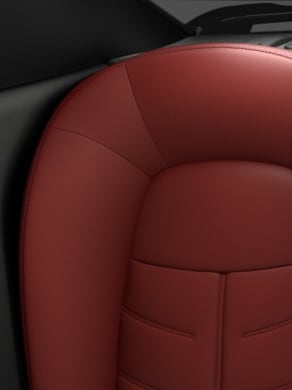 2024 Nissan GT-R rear seating with subwoofer.