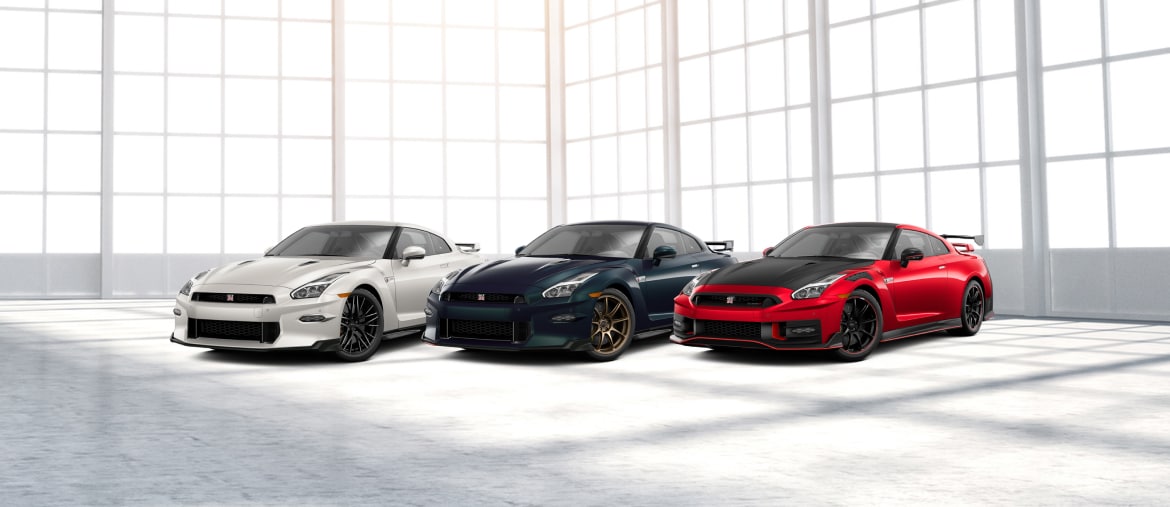 Nissan GT-R lineup.