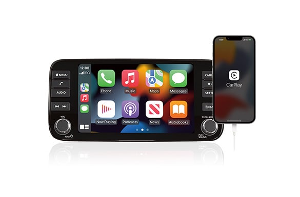 2023 Nissan Kicks touch screen showing Apple Carplay screen