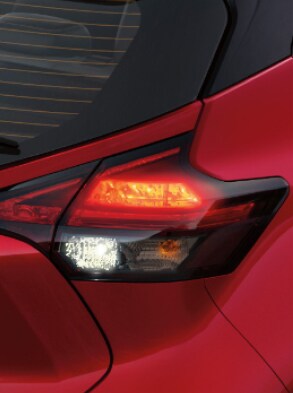 2023 Nissan Kicks close up of LED taillights
