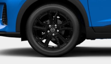 2023 Nissan Kicks SV Special Edition 17-inch black alloy wheels