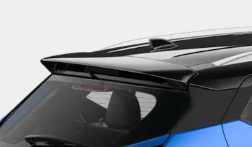 2023 Nissan Kicks SV Special Edition rear roof spoiler
