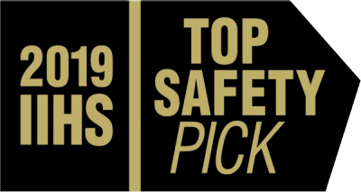 Logo of the 2019 IIHS Top Safety Pick award