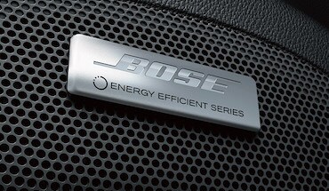 2023 Nissan LEAF closeup of Bose Energy Efficient Premium Audio System speakers