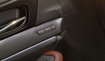 2022 Nissan Maxima buttons for driver's seat, steering wheel, and side mirror memory system