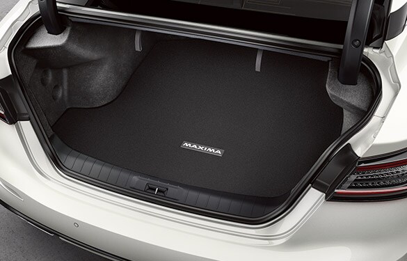 2023 Nissan Maxima showing spacious trunk area
