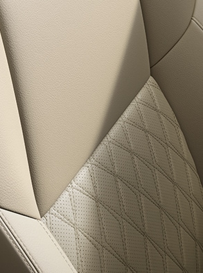 2023 Nissan Maxima showing diamond-quilted seat inserts.