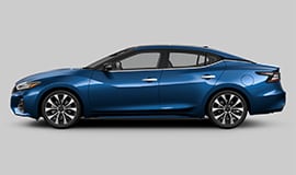 2023 Nissan Maxima in blue side view