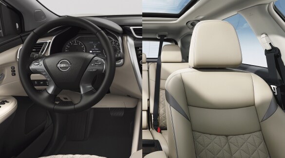 2023 Nissan Murano front seats illustrating driver's memory system.