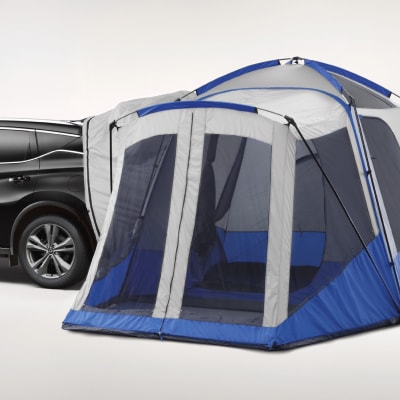 Hatch tent accessory demonstrated on the 2024 Nissan Murano 