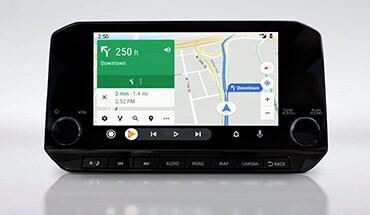 2023 Nissan Pathfinder Touch-Screen Showing Google Maps