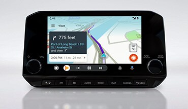 2023 Nissan Pathfinder Touch-Screen Showing Waze