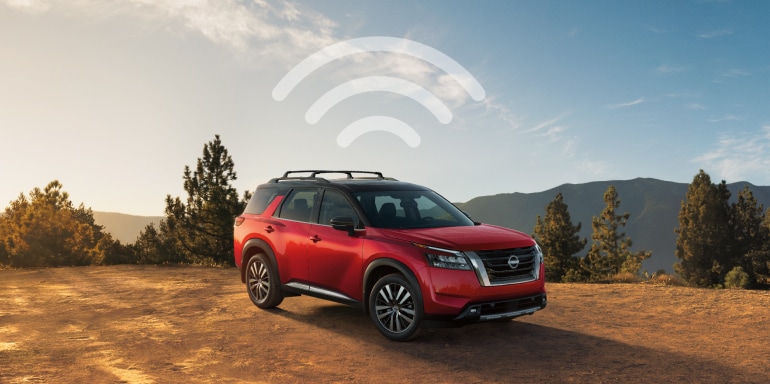 Nissan Pathfinder wi-fi hotspot