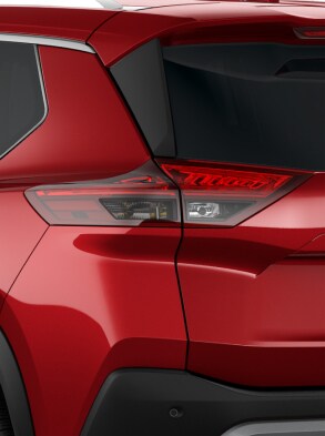 2023 Nissan Rogue LED tail lamps.