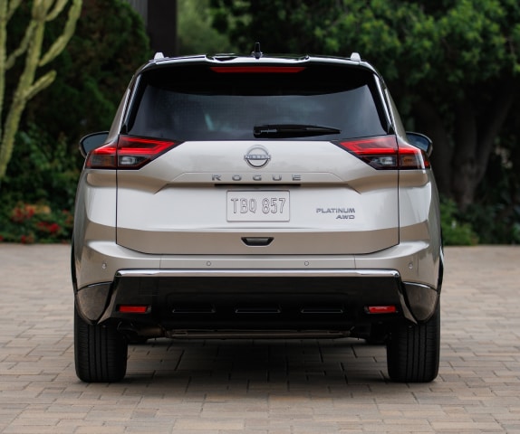 Rear view of 2024 Nissan Rogue Crossover SUV