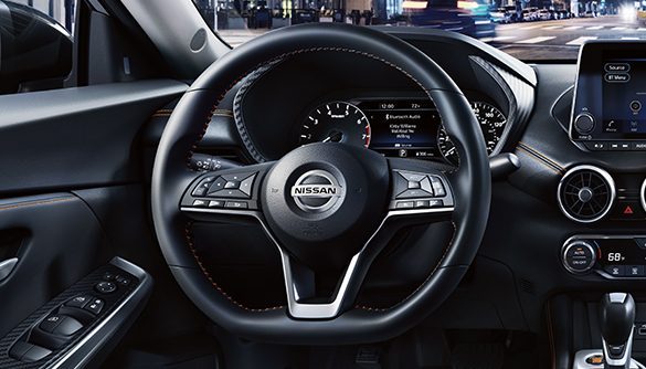 2022 Nissan Sentra D-shaped steering wheel