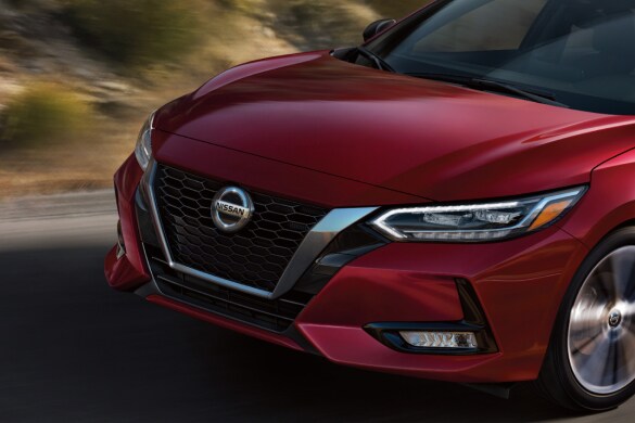 2022 Nissan Sentra view of front V-motion grille