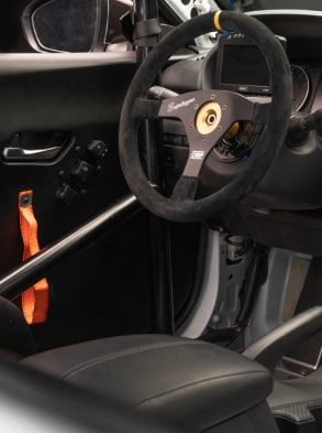 Nissan Sentra race-ready steering wheel 