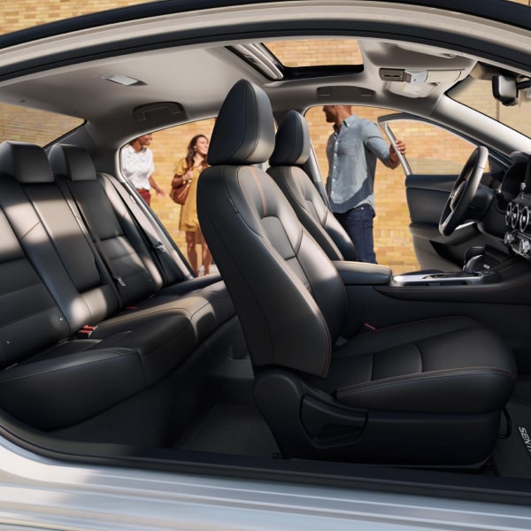 interior view of 2024 Nissan Sentra seating capacity