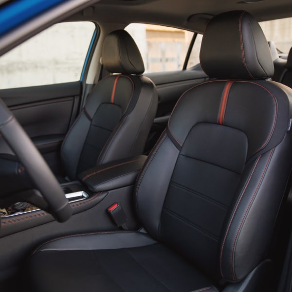interior view of Nissan Sentra zero gravity front seats