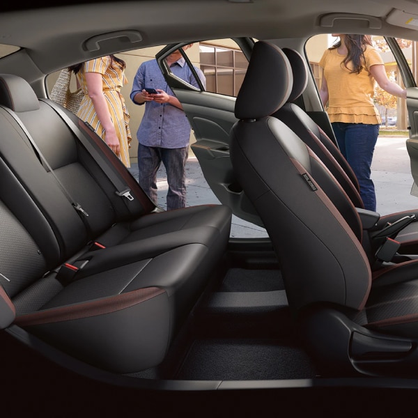 2024 Nissan Versa view of interior space and seating