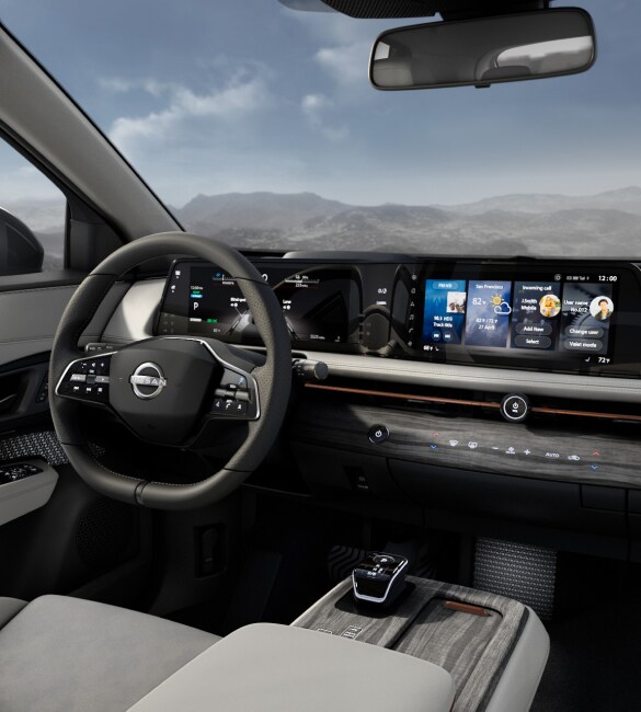 Nissan EV interior