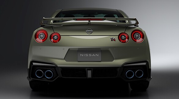 The 2024 Nissan GT-R rear spoiler