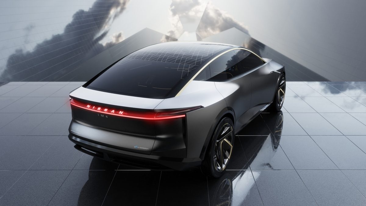 Side view of the rear profile of the Nissan IMS Concept Car