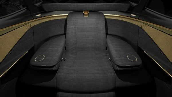 Interior rear premier seat in the Nissan IMS Concept Car
