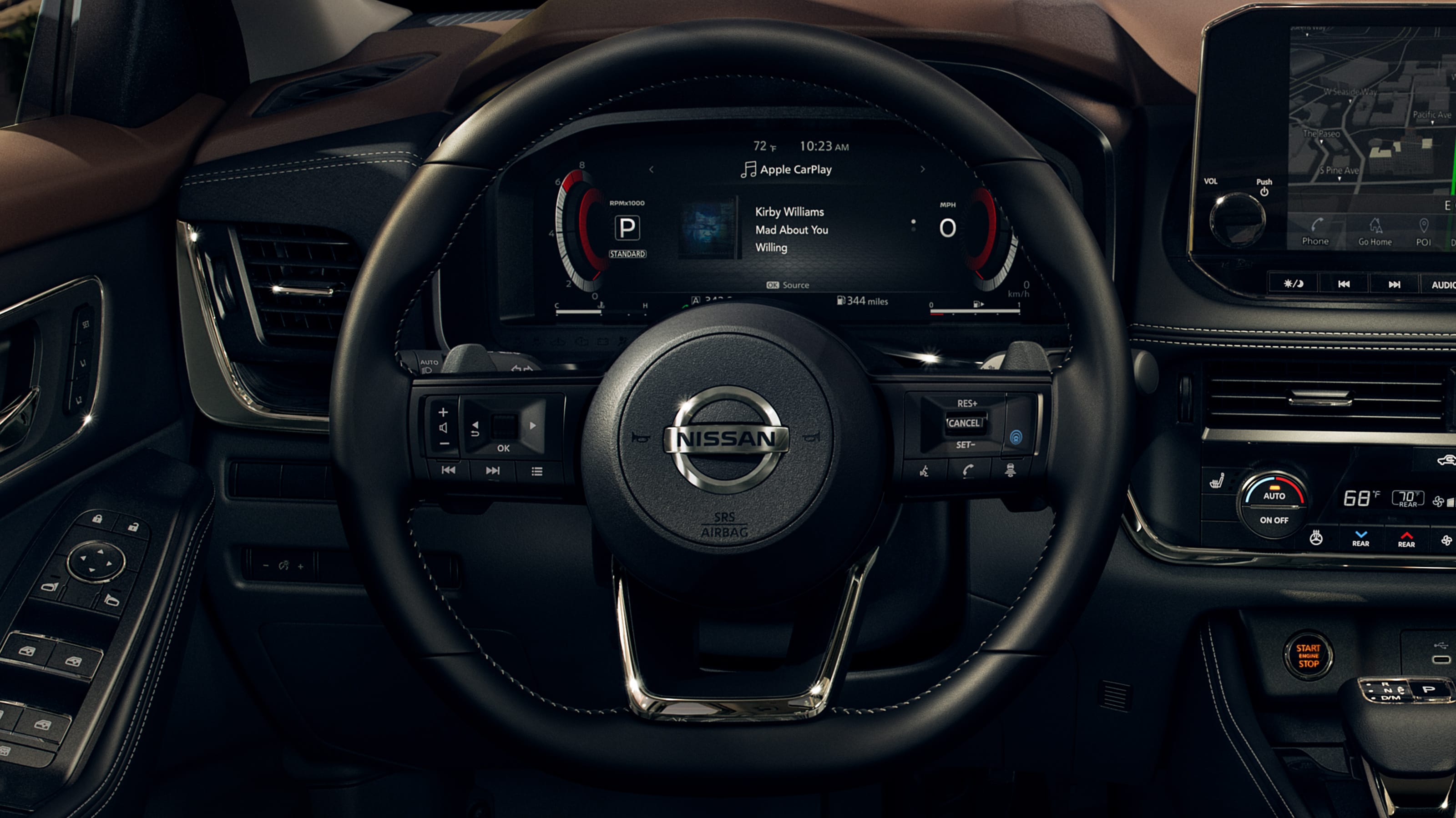 2021 Nissan Rogue Advanced Drive Assist Display