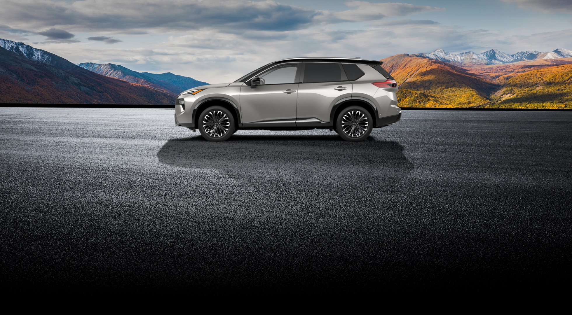 2024 Nissan Rogue in profile outdoors.