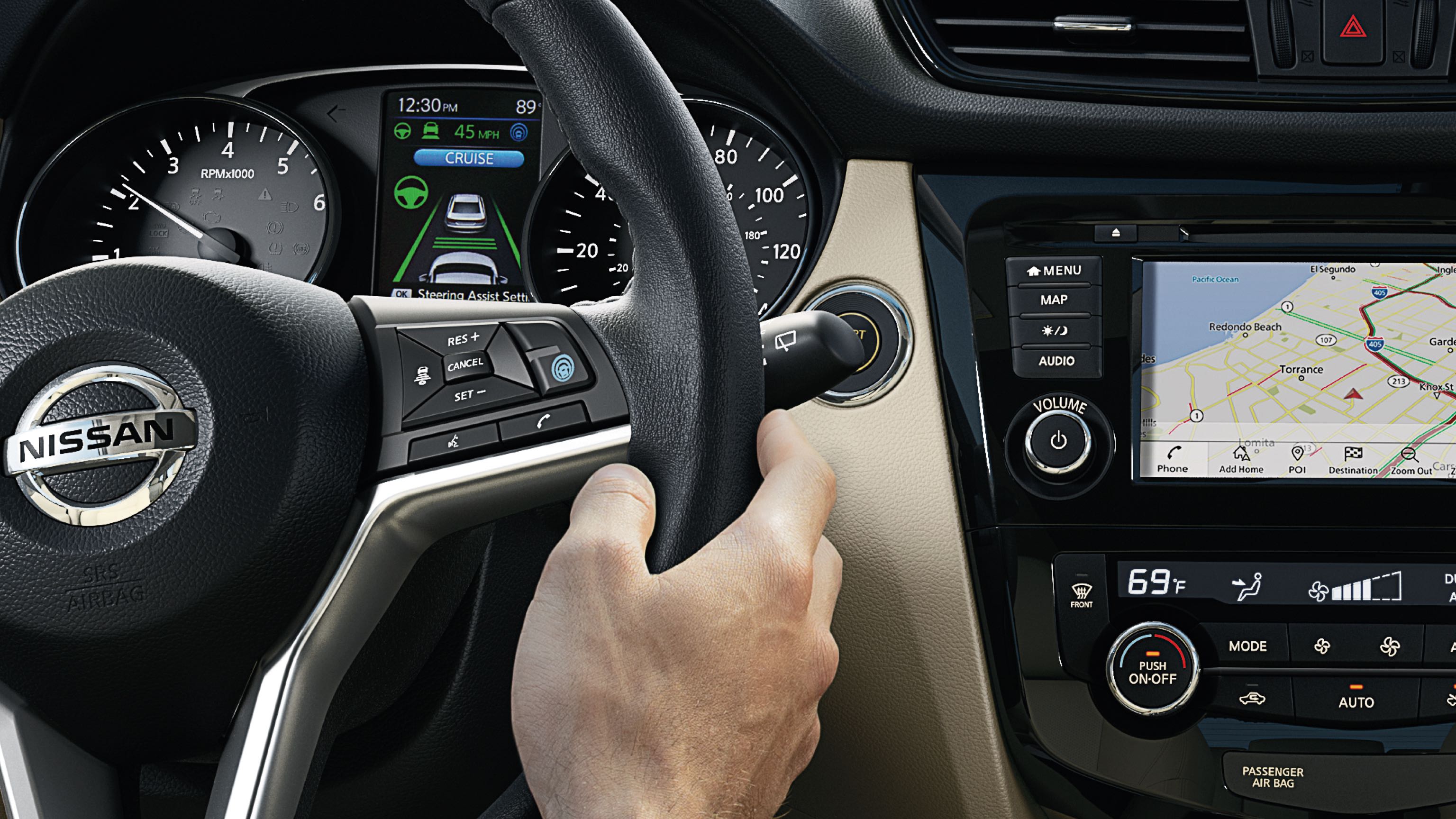 Nissan Intelligent Mobility steering wheel video thumbnail