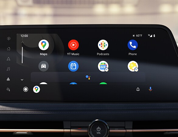 2023 Nissan Ariya display showing Android Auto™.