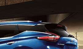 2023 Nissan Murano showing sculpted aerodynamic rear design.